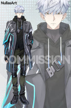 Load image into Gallery viewer, Custom anime live2d Vtuber model commission(Male version)