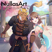 Load image into Gallery viewer, Custom Anime Style Character Art Commission
