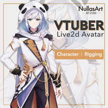 Load image into Gallery viewer, Custom kawaii Vtuber model Commission, Character Design, Cutting, Rigging package(OC/DND/Genshin/Furry/FFxiv/Fanart)
