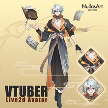 Load image into Gallery viewer, Custom kawaii Vtuber model Commission, Character Design, Cutting, Rigging package(OC/DND/Genshin/Furry/FFxiv/Fanart)
