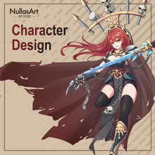 Load image into Gallery viewer, Personalized Anime Art Character Design Commission
